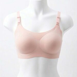Knix Evolution Reversible Seamless Peach Pink Bra Size 7